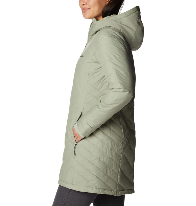 Columbia Women's Long Hooded Puffer Jacket, Heavenly