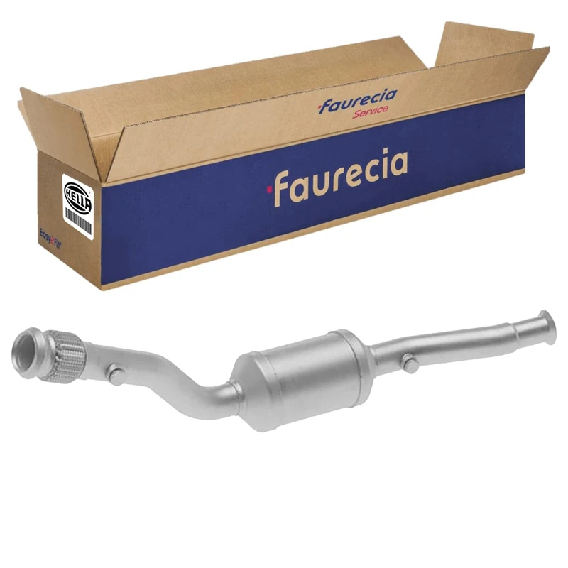 HELLA 8LE 366 052-401 Catalytic Converter Easy2Fit Kit Euro 3 One Piece Set with Attachments - Image 1
