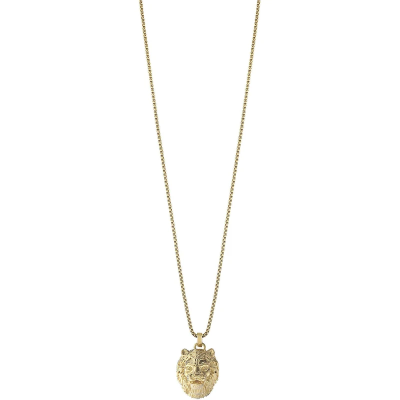 GUESS Lion King Necklace JUMN01387JWYGT-U Brand, one Size, Non-Precious Metal, No Gemstone - Image 1