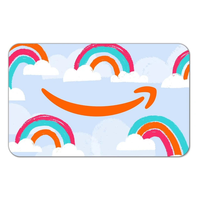 Amazon Digital Gift Card - Rainbows & Clouds - (Digital Delivery)