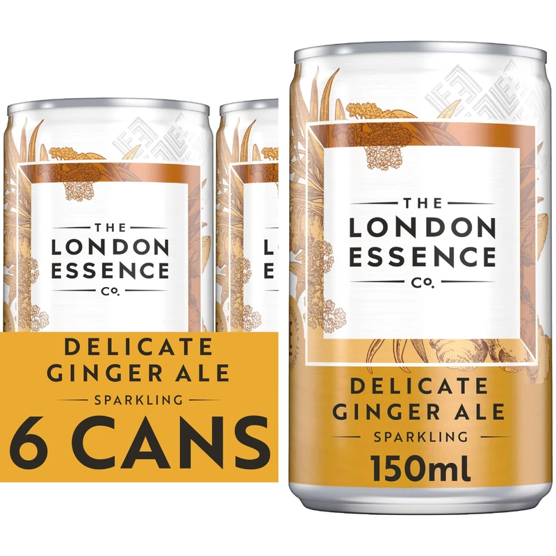 The London Essence Co., Ginger Ale, 150 ml (Pack of 6)