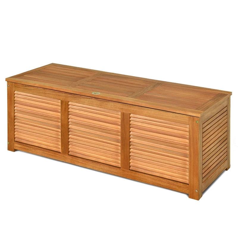 GiantexUK Garden Deck Box (Without Armrests, 180L, 120x45x45cm)