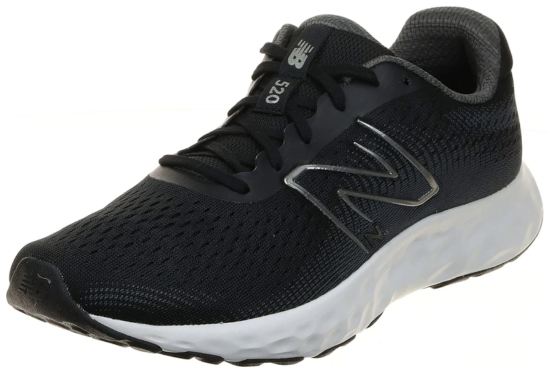 New Balance 520v8 Men's Running Trainers, Black, 12.5
