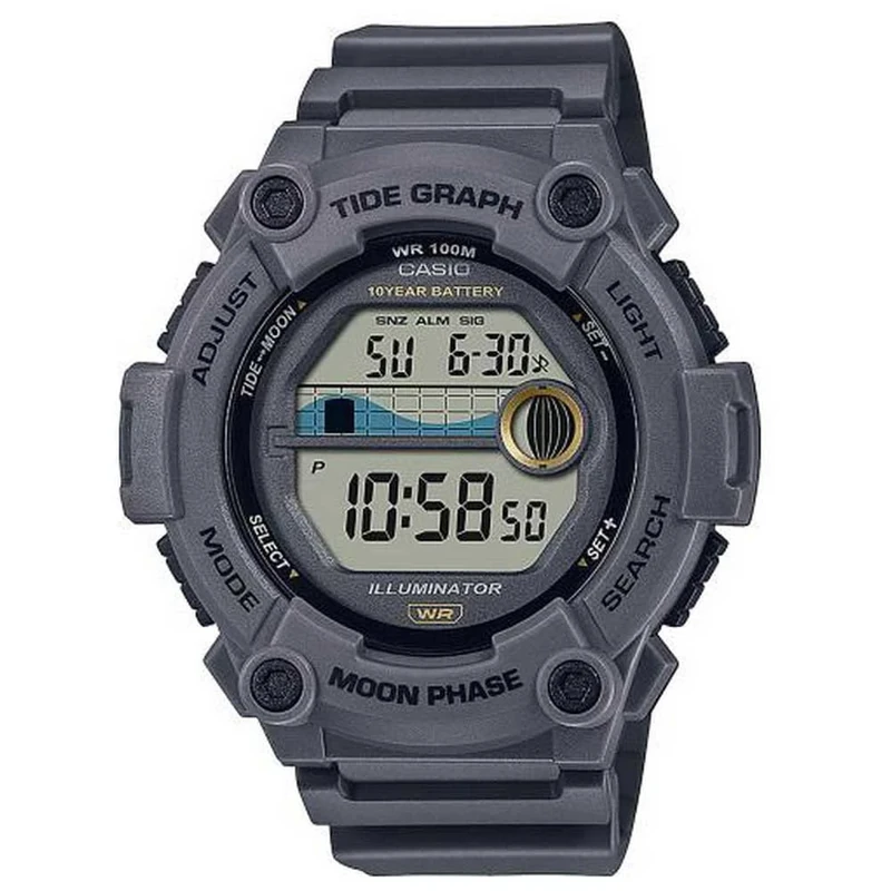 Casio WS-1300H-8AVEF 48mm Watch - 10 Bar Water Resistant Dual Time
