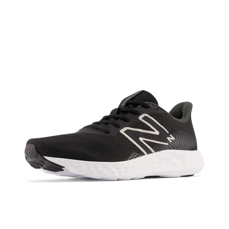 New Balance 411v3 Men's Running Trainers, Black, 9