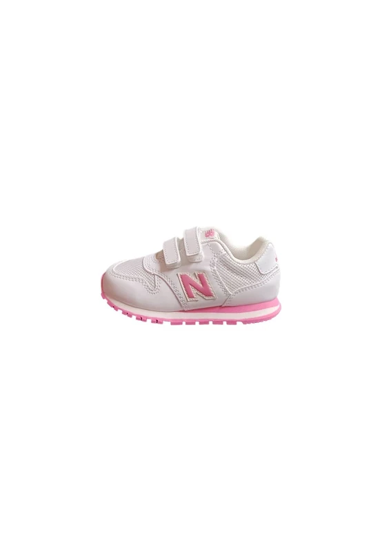 New Balance 500 Hook & Loop Sneaker, Grey, 3.5 UK Child