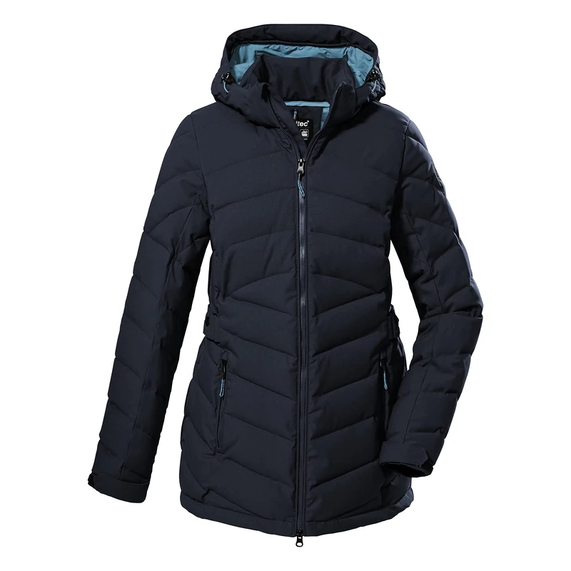 Killtec Women's Kow 61 Wmn Qltd Jacket Quilted Coat/Jacket in Down Look with Removable Hood