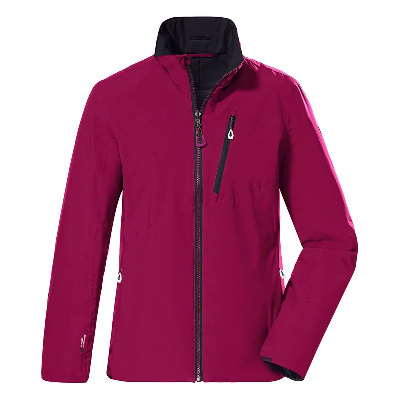 Killtec Women's Kow 100 Wmn Jckt Softshell Reversible Jacket, Packable, Dark Orchid, 38