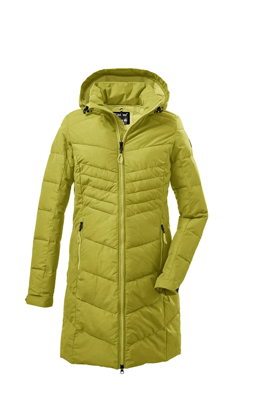 Killtec Women's Quilted Parka with Zip-Off Hood