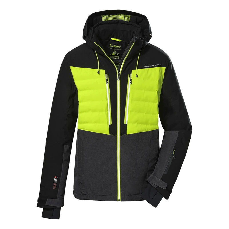 Killtec Men's Ksw 56 Mn Ski Jacket/Functional Jacket with Removable Hood and Snow Guard