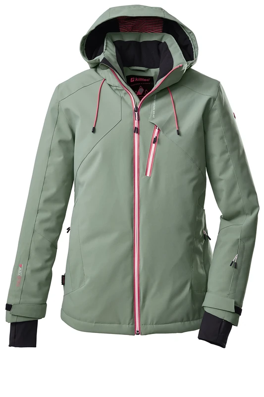 Killtec Women's Ski Functional Jacket with Zip-Off Hood and Snow Guard