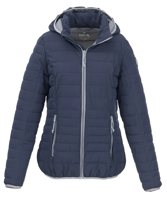 G.I.G.A. DX Women's Uyaka quilted jacket/casual functional jacket in down look with zip-off hood