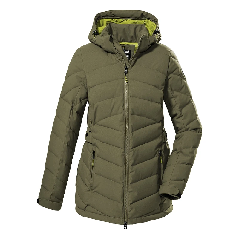 Killtec Women's Kow 61 Wmn Qltd Jacket Quilted Coat/Jacket in Down Look with Removable Hood
