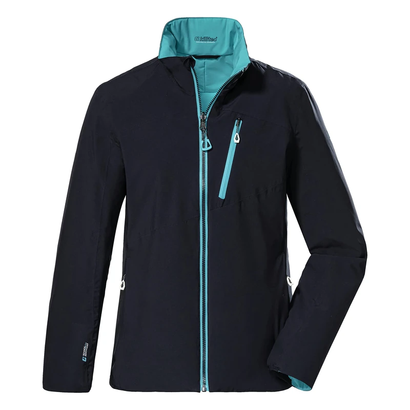 Killtec Women's Kow 100 Wmn Jckt Softshell Reversible Jacket, Packable, Dark Navy, 42