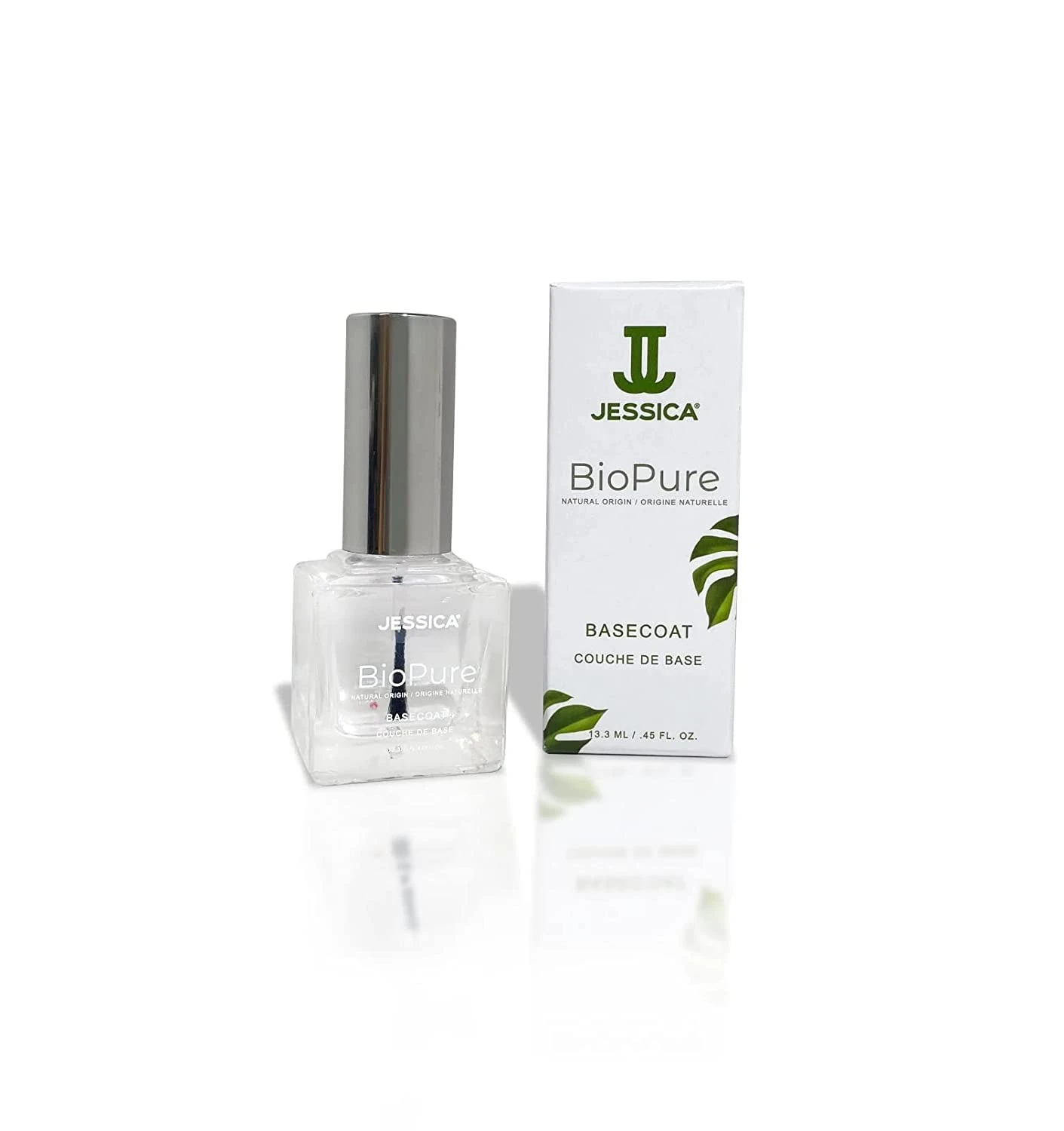 JESSICA | The BioPure Collection | Natural Origin Base Coat, 13.3ml | Fast-Drying, Smooth Base