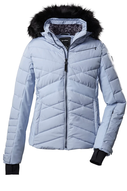 Killtec Women's Ksw 210 Wmn Ski Qltd Jacket/Jacket in Down Look with Zip-Off Hood and Snow Guard