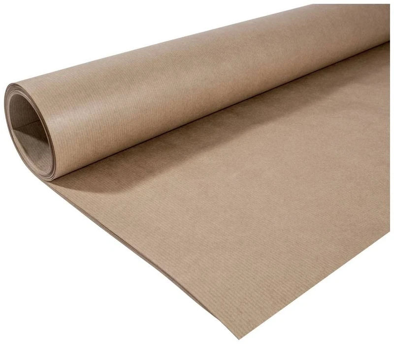 SIGEL BA161 Kraft Paper, 114 cm x 80 m, 80 gsm, brown, 50 separate sheets (144 x 160 cm each)