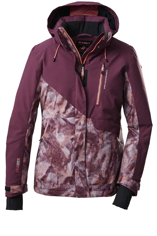 Killtec Women's Ksw 145 Wmn Ski Jacket/Functional Jacket with Removable Hood and Snow Guard