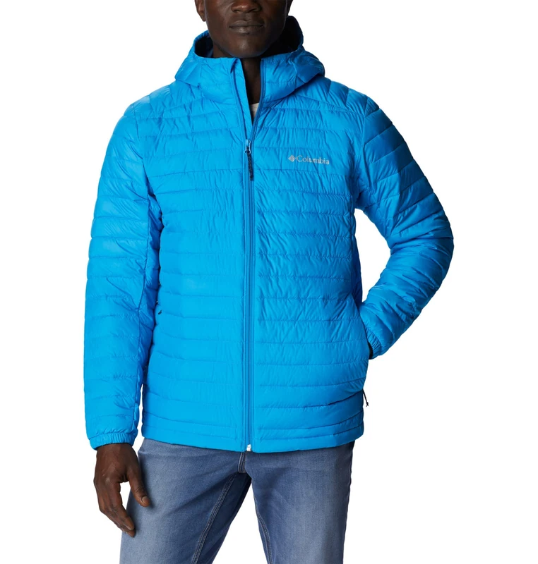 Columbia Men's Silver Falls Hooded Jacket, Compass Blue, 1X
