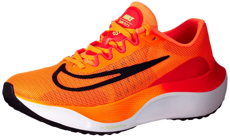 NIKE Men's Zoom Fly 5 Running Shoe, Total Orange/Black-Bright Crim, 7.5 UK
