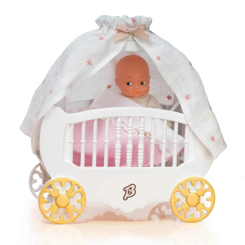 los Barriguitas 700017219 Barriguitas Cot Luxury Dolls, Multicoloured, One Size
