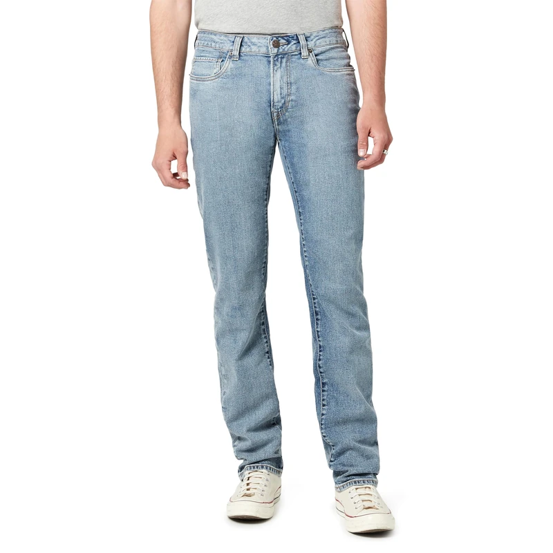Buffalo David Bitton Mens Straight Six Jeans, Indigo, 34-36 US
