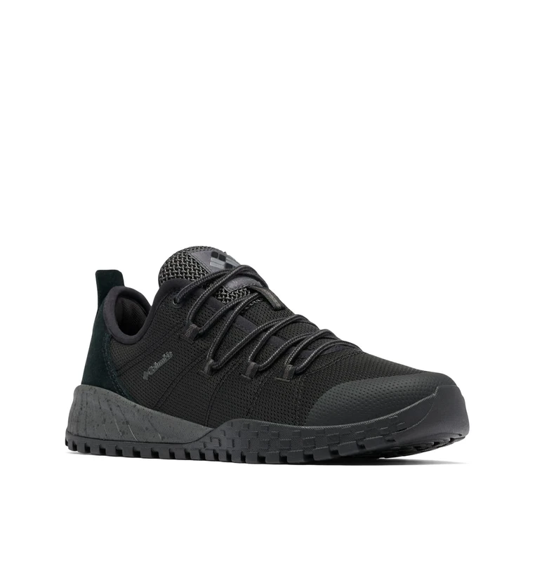 Columbia Mens Fairbanks Low Sneaker, Black/Dark Grey, 14