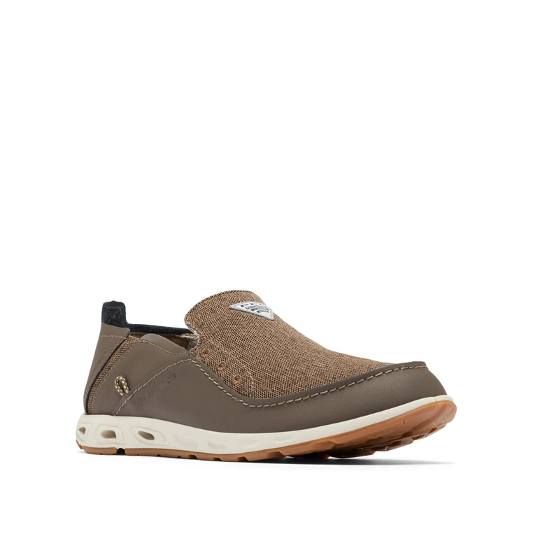 Columbia Mens Bahama Vent Hightide Boat Shoe, Wet Sand/Mud, 12