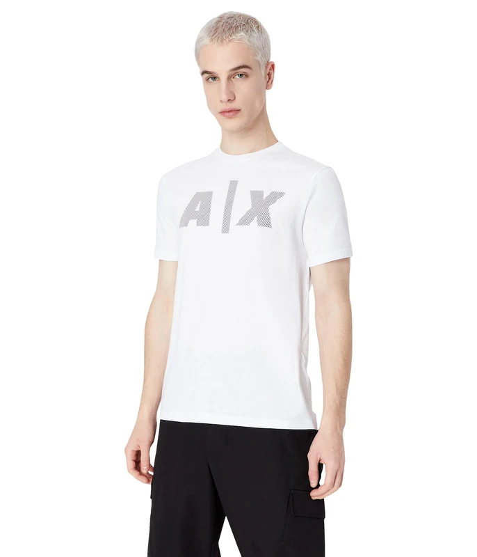 Armani Exchange Men's Bold Logo T-Shirt, White, XS