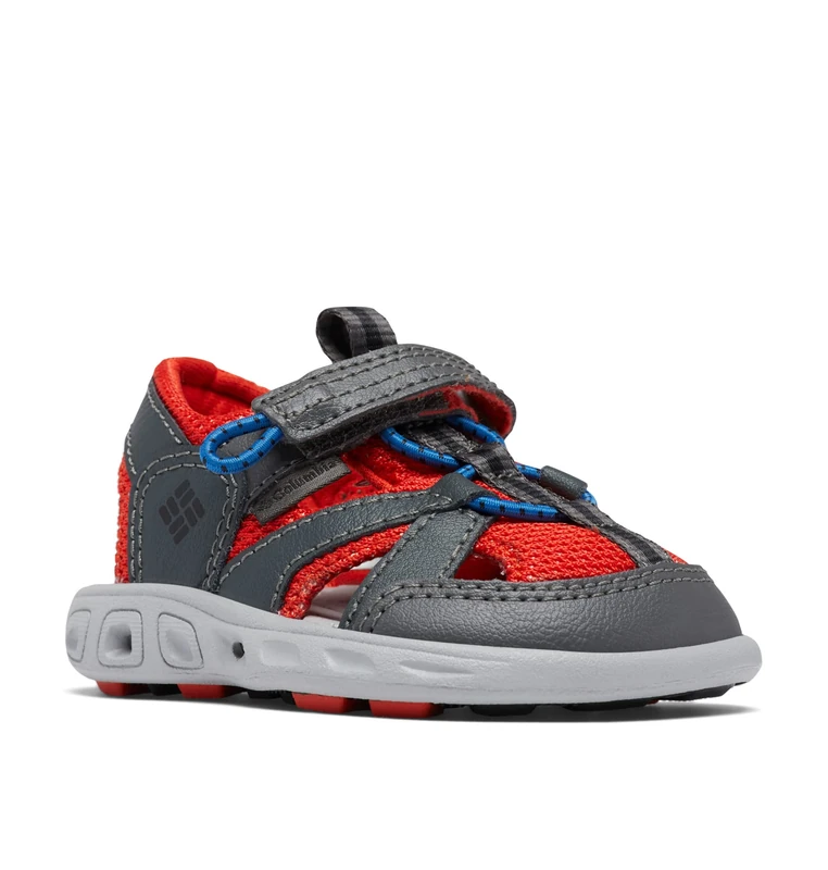 Columbia Unisex Kids Kids Techsun Wave sports sandals, Grey (C Dark Grey x Spicy), 7 UK