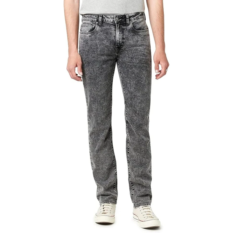 Buffalo David Bitton Mens Slim Ash Jeans, Black, 34-36 US