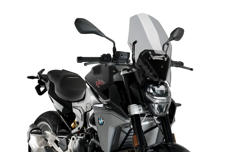 Puig 22489H Smoked New Generation Touring high performance aerodynamic windscreen manufactured in impact resistant PMMA designed to improve wind protection, riding comfort and overall stability