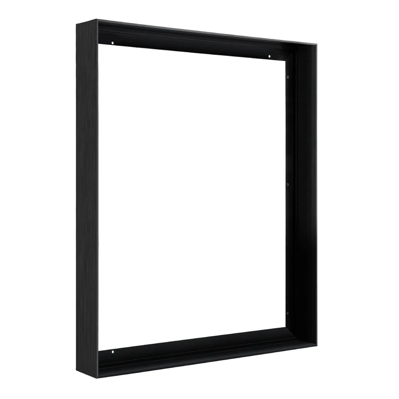 FOLKOR Floating Frame for 24x36 Canvas Paintings, DIY Metal Canvas Frame with 1.5" Deep Floater Frame for Canvas Wall Art/Portrait/Landscape Living Room Bedroom Kitchen Decor (Black)