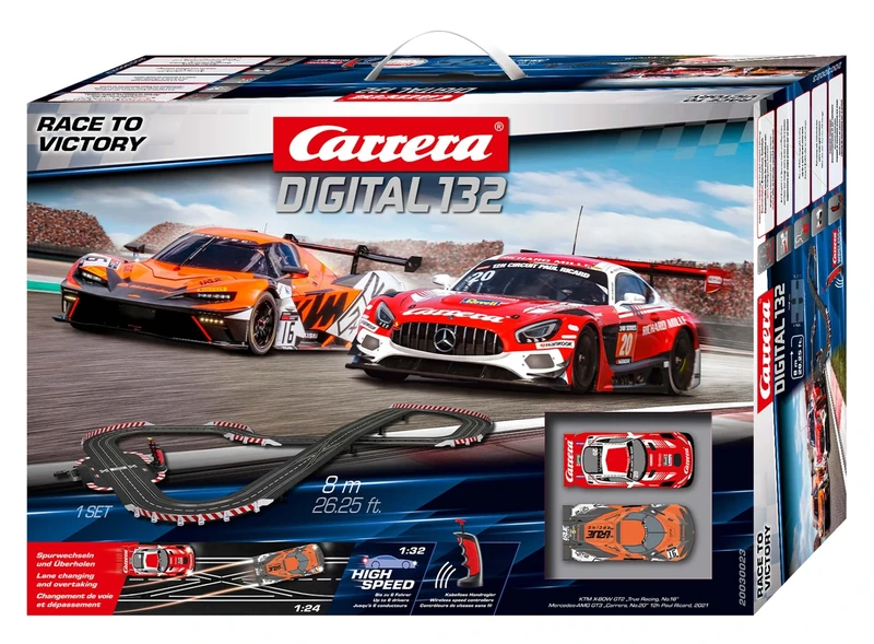 Carrera Digital 132 20030023UK Race To Victory - 1:32 Slot Racing Set (8.0m) UK Plug Edition
