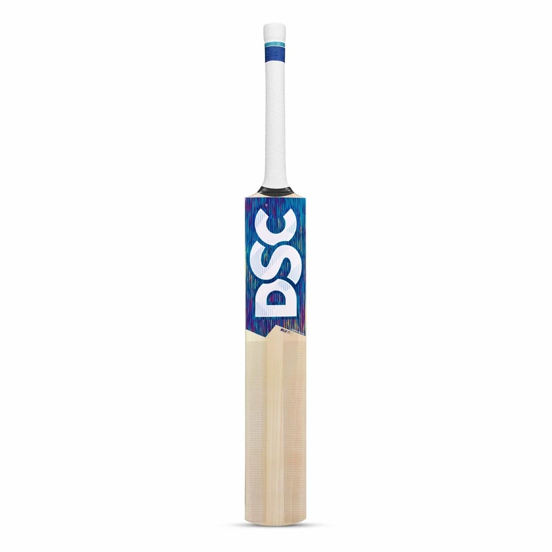 DSC BLU 11 Kashmir Willow Cricket Bat | Massive Edges | Exquisite Balance | Crosswave Tape on Edges | Pronounced Bow | Monstrous Hitting Area | Extended Power Zone