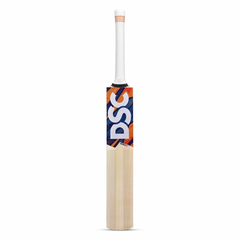 DSC Krunch 11 Kashmir Willow Cricket Bat | Pronounced Bow | Extended Power Zone | Massive Edges and Exquisite Balance | Crosswave Tape on Edges