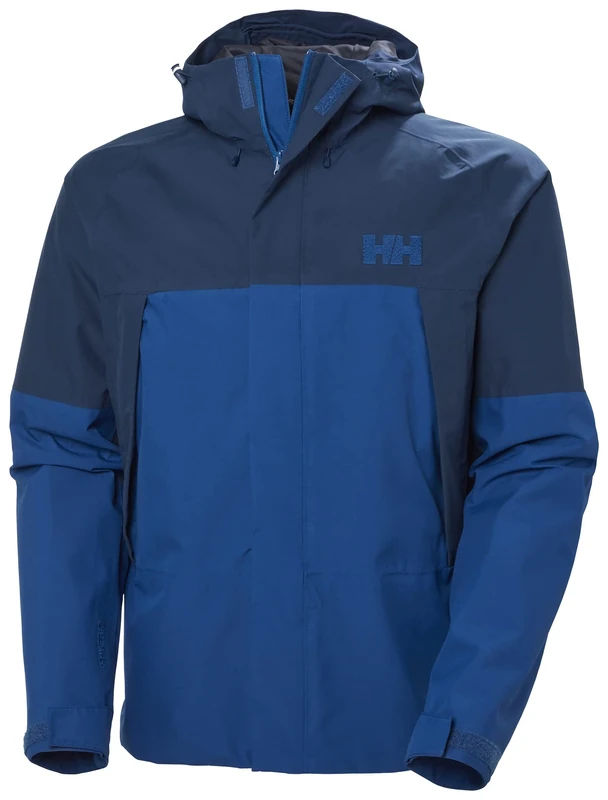 Helly Hansen Men's Rain Jacket, Deep Fjord, 2x l UK