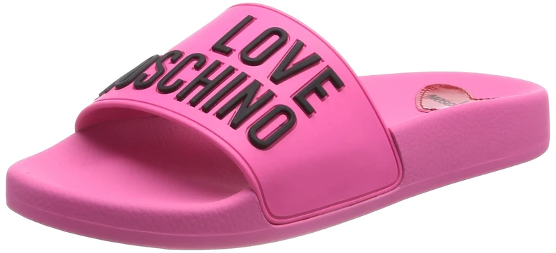 Love Moschino Ja28052g1gi13, Women's Mule, Fuchsia, 8.5 UK
