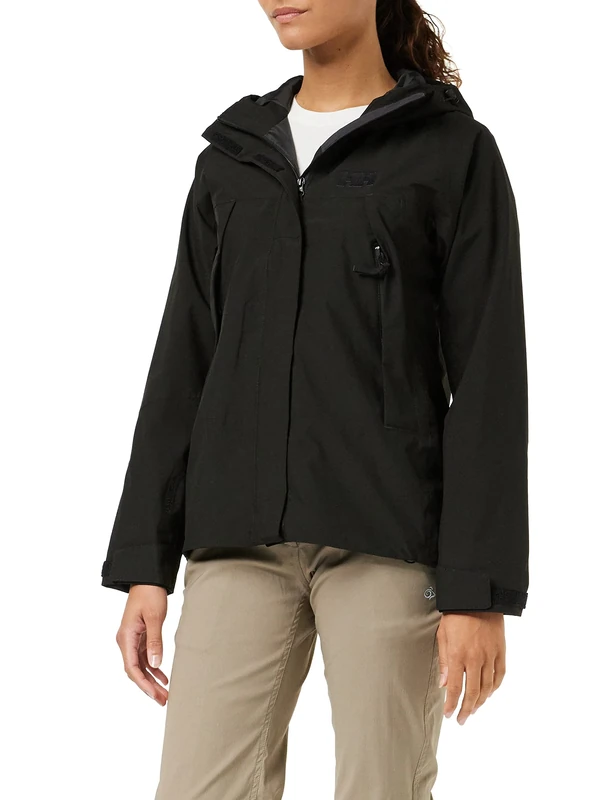 Helly Hansen Women's Rain Jacket, Black, M UK