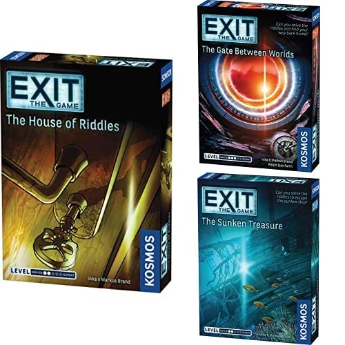 Thames & Kosmos | EXIT BUNDLE | EXIT: The House of Riddles | The Gate Between Worlds | The Sunken Treasure |