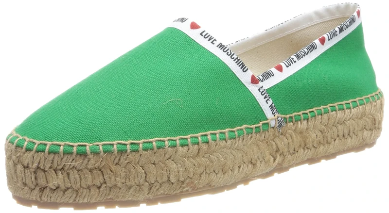 Love Moschino Women's JA10323G1GJH0 Shoes, Green, 2 UK