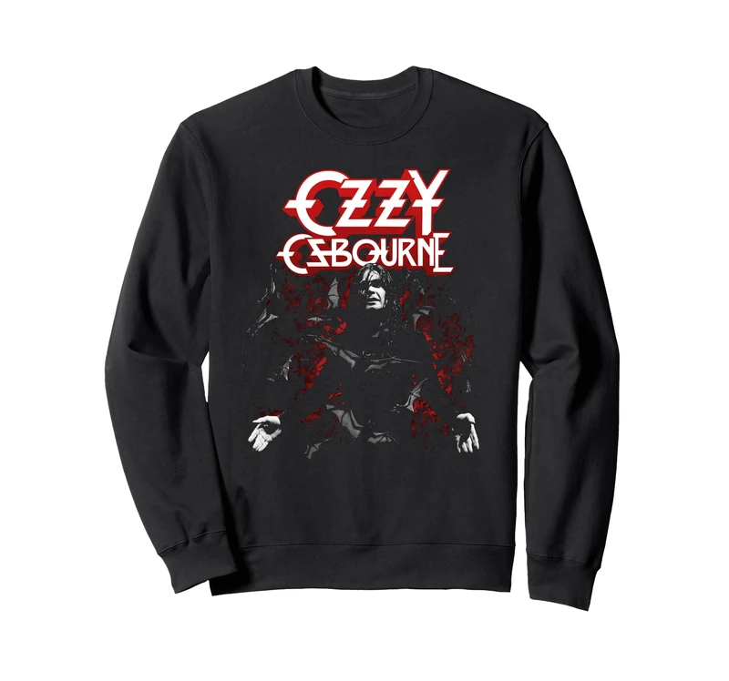 Ozzy Osbourne Ozzy With Bats Sweatshirt