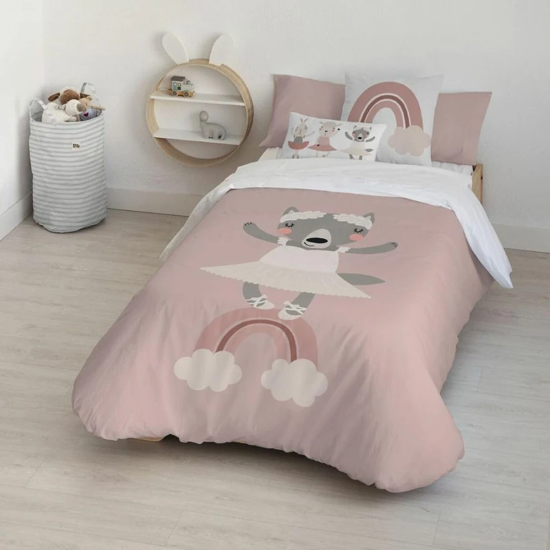 Kids&Cotton Lavi Big Pink Duvet Cover 175 Threads 180 x 220 cm 180 x 240 cm - Image 1