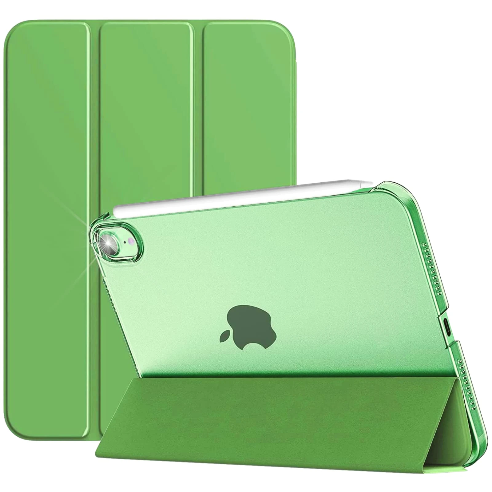 For iPad Mini 7 (A17 Pro, 2024) / Mini 6 (2021) Generation Case, 8.3 inch - Auto Wake/Sleep Cover - Mini 7th / 6th Models: A2993_A2995_A2996_A2567_A2568_A2569 (Green)