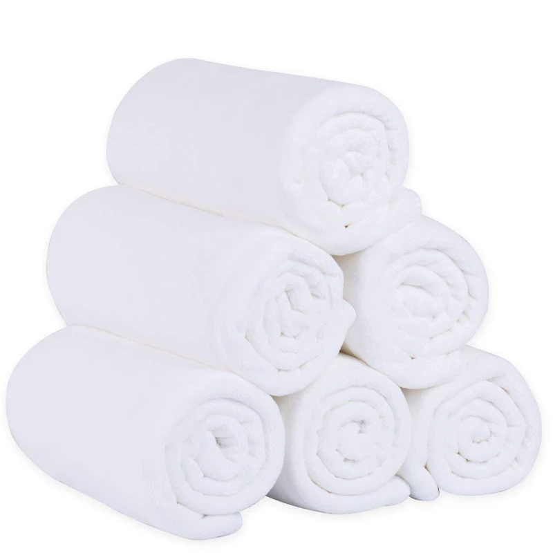 JML Microfiber Bath Towels Set, 6 Pack (30" x 60")