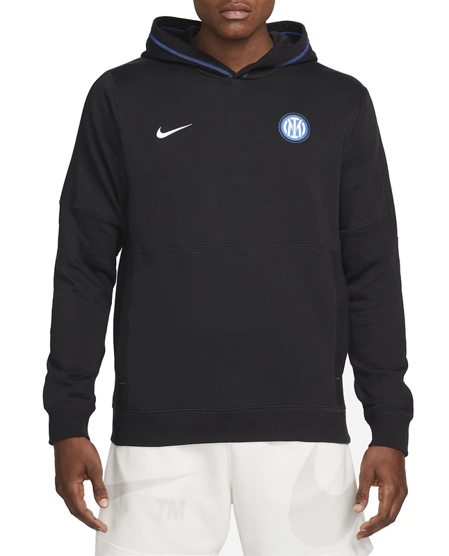 Inter, Men's Hoodie, 2022/23 Season Official,Black White,L