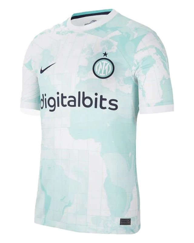 Nike Men's Inter M Nk Df Stad JSY Ss Aw Short Sleeve Jersey, White/Light Water/Black Blue, L