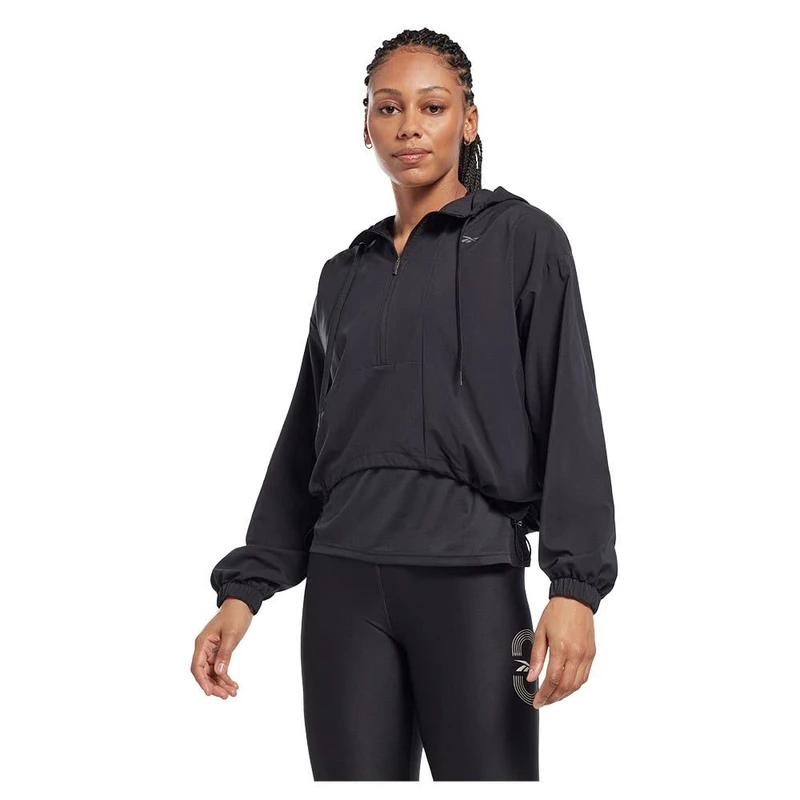 Reebok Women's Running Woven Jacket, night black, L - Image 1