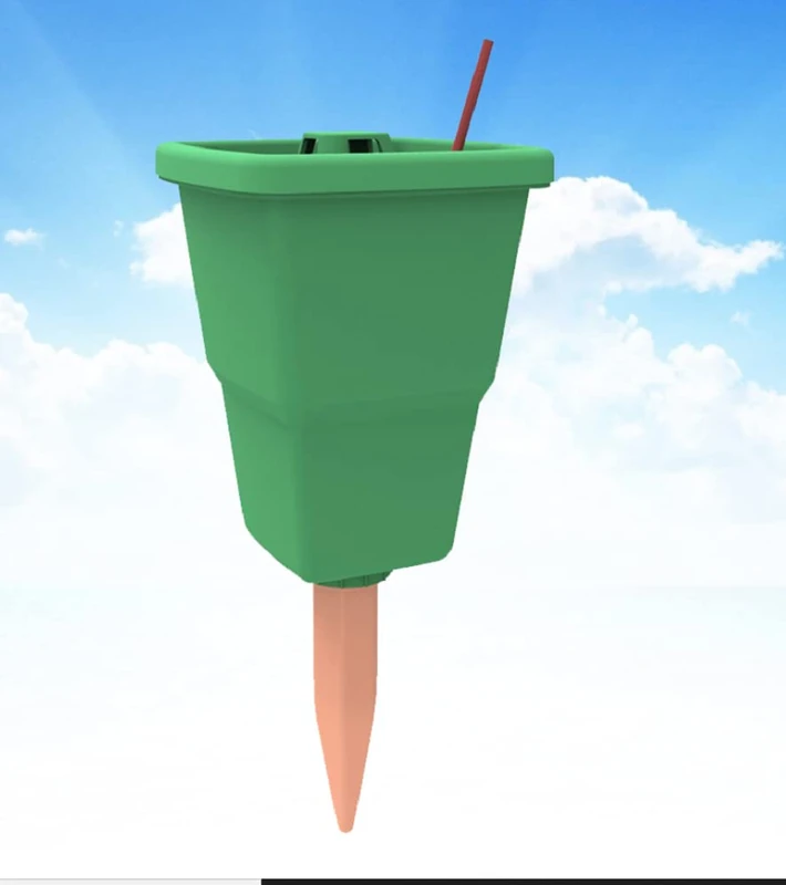 TENTON Aqua Pot Flower Bed Watering System 2.5 Litres Set of 4 - Image 1