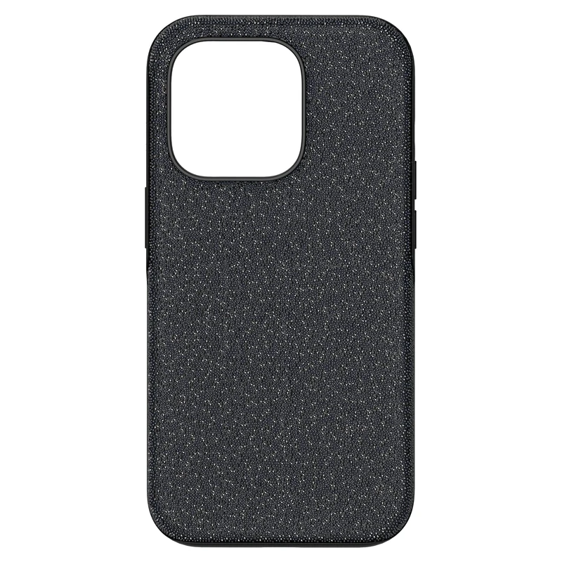 Swarovski High iPhone 14 Pro Case, Black Crystal Smartphone Case from the High Collection - Image 1